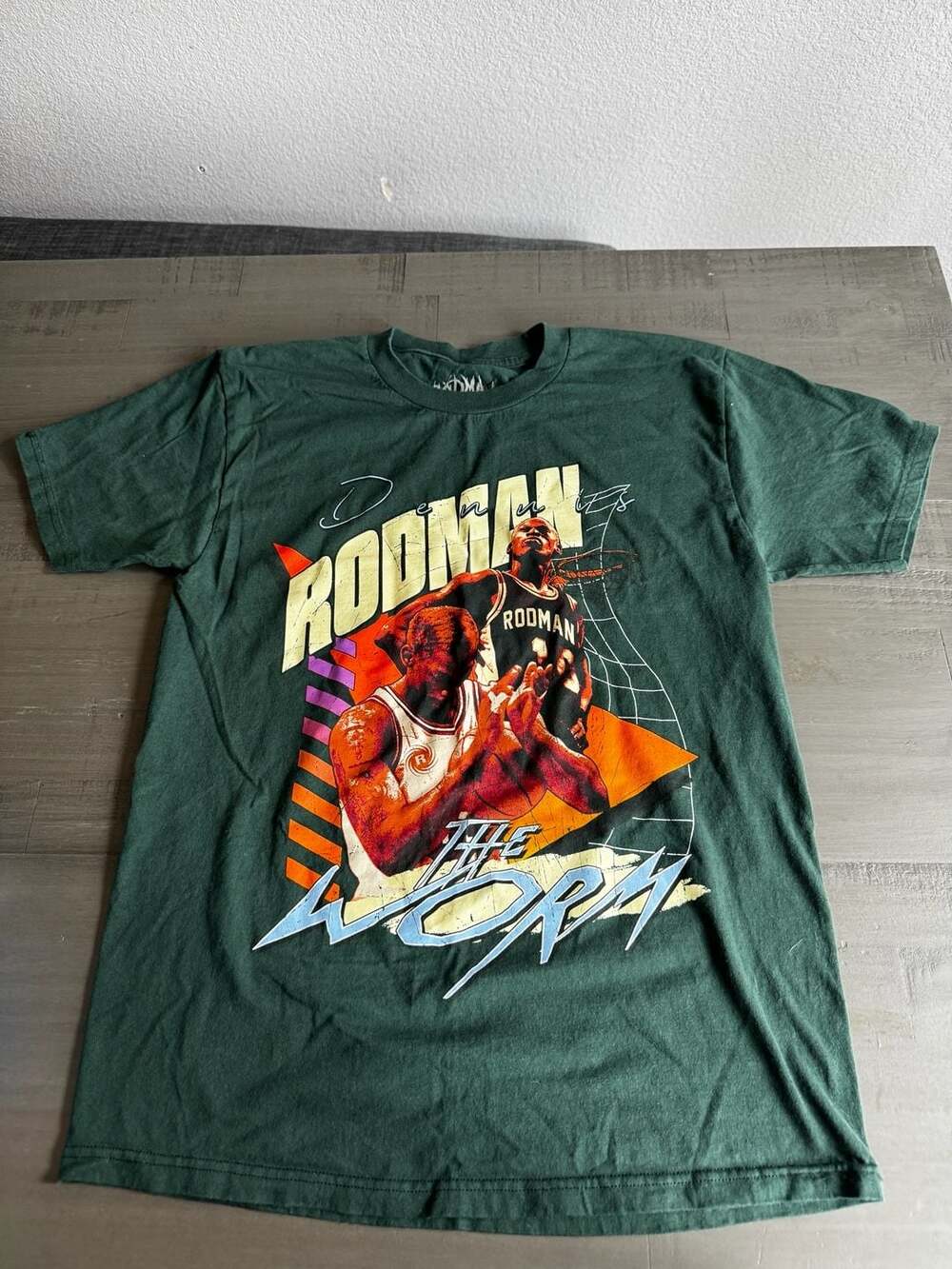 Rodman Apparel Dennis Rodman 'The Worm' Vintage Graphic T-Shirt